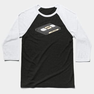 VHS Tape Baseball T-Shirt